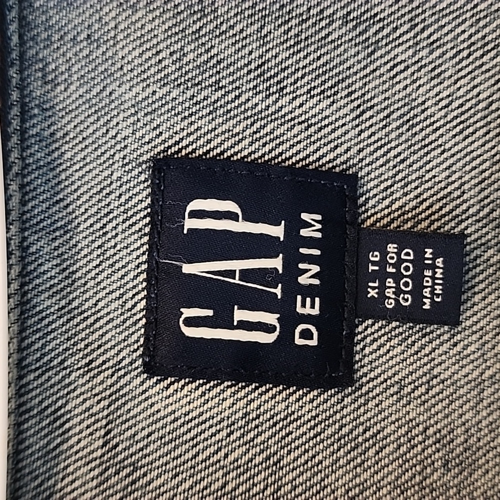 GAP Denim Trucker Jacket  XL - Picture 4 of 6
